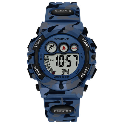 Digital Watch for Kids, Waterproof LED Lights Luminous Watches, Children Wristwatch Boys Students Electronic Wrist Watch