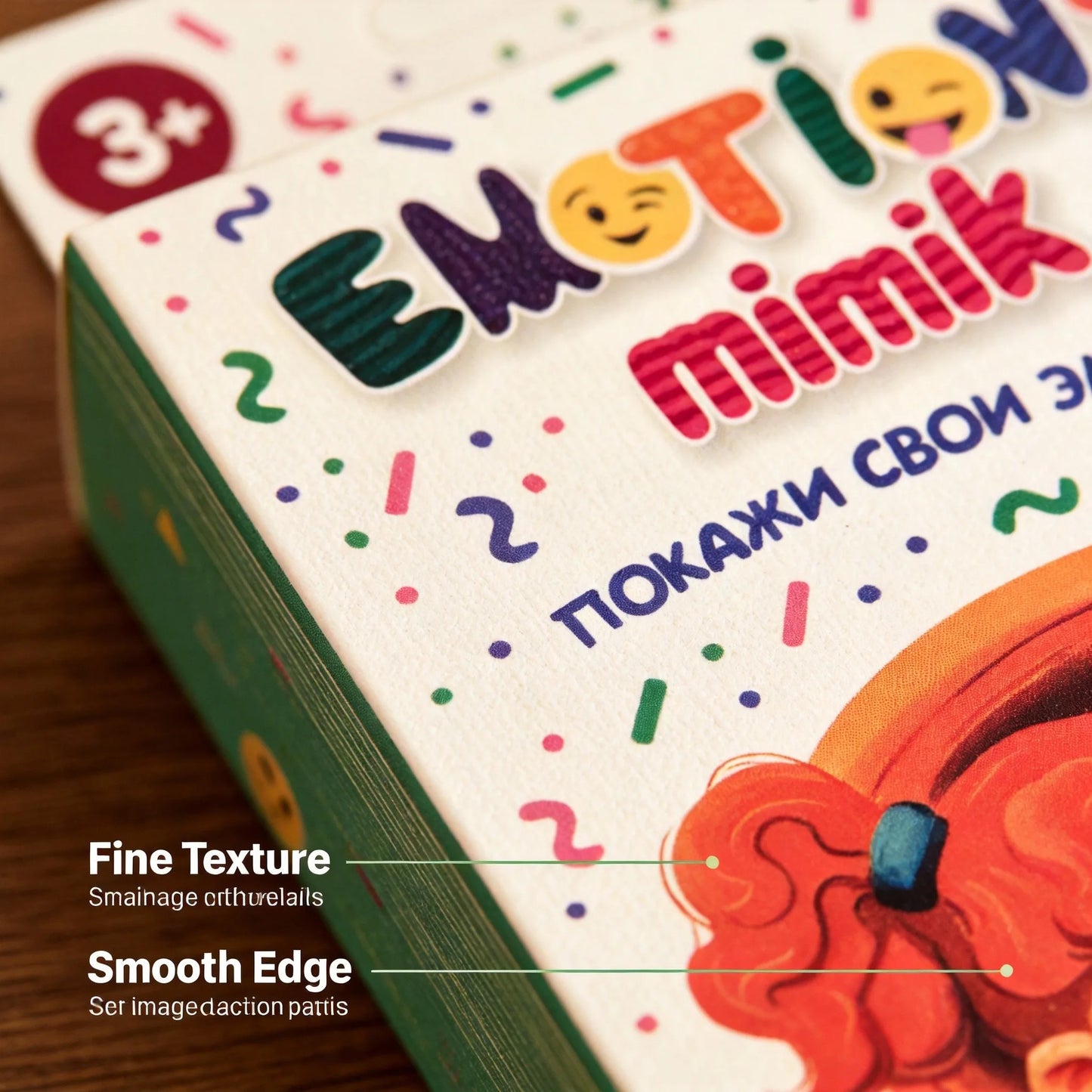 mimik EMOTIONS Card Game - Russian Version,Interactive Emotion Miming for Kids 3+, Boost Emotional Intelligence & Family Bonding