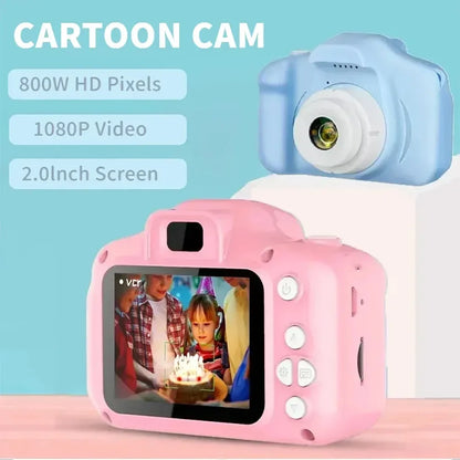 Mini Children Digital Camera for Kid Lovely X2 Can Take Pictures Video Small Camera Photography Children Birthday Gift Kids Toys