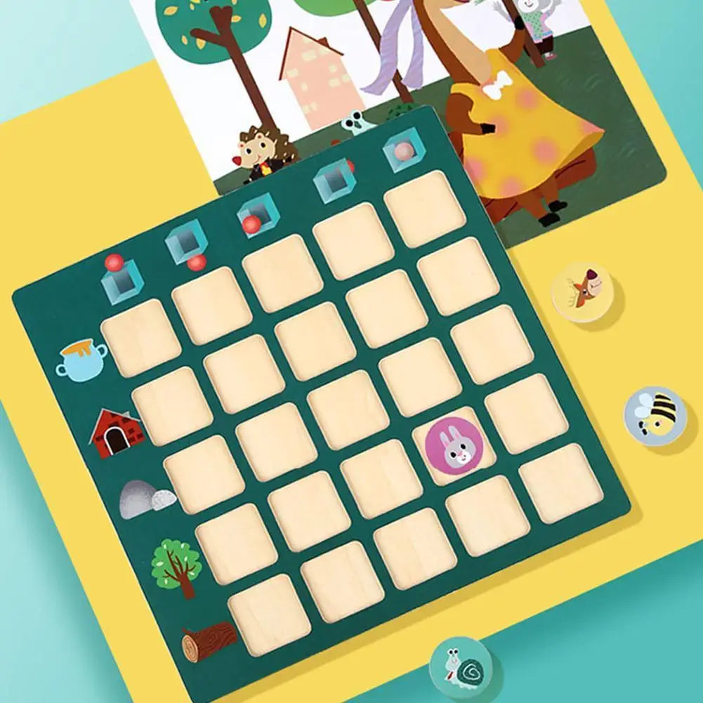 Children Logical Thinking Games Wooden Chess Toys Parent-Child Interactive Board Games Educational Toys For Kids Brain Training