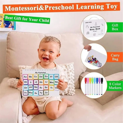 for Toddlers My Preschool Busy Book Learning Activities Education Workbook Preschool Busy Book Creative Gift