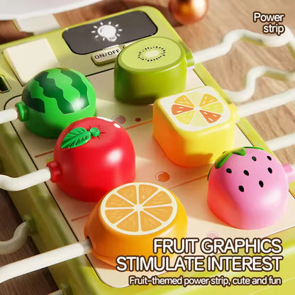 Educational Simulation Plug-In Toy Montessori Early Education Busy Board Enlightenment Toy For Babies Aged 3 To 6 Small Gift