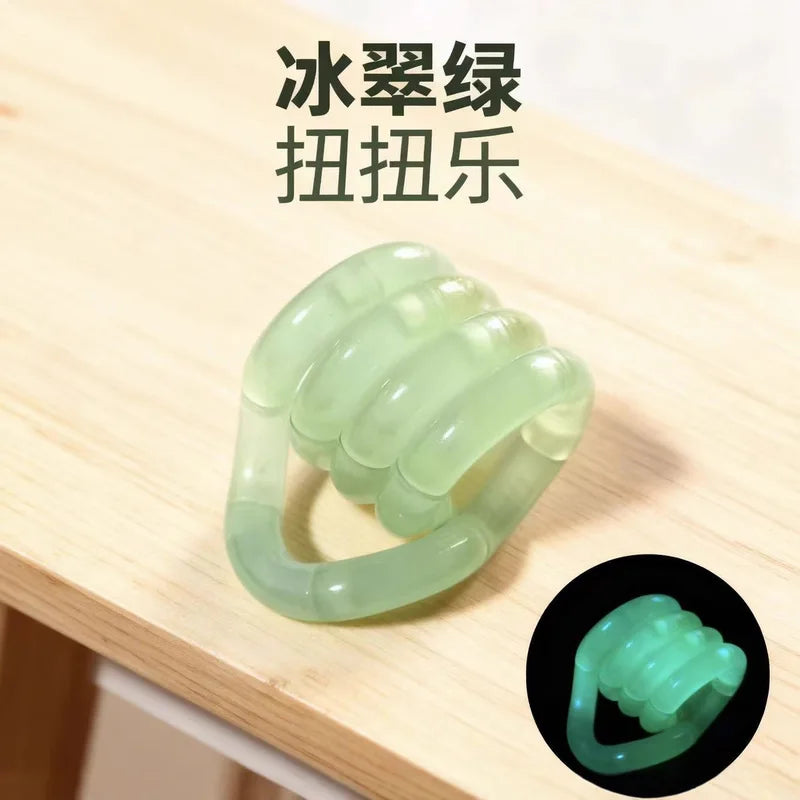 Tangle Sensory Fidget Toy For Kids Adults Autism Special Needs Stress Relief Anxiety Reducer Hand Therapy Toy Gifts
