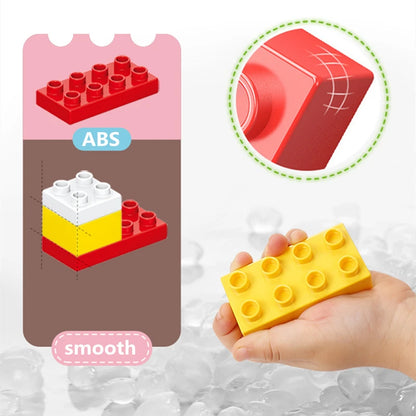 46pcs/set Creative Farm Series Large Particle Building Blocks Kindergarten Early Education Puzzle Toys For Kids Christmas Gifts