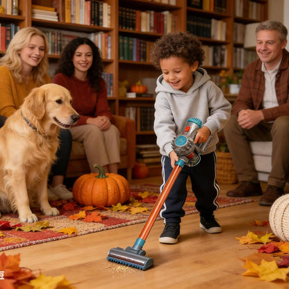 Play Vacuum Fun Pretend Educational Interactive Pretend Kids Working Vacuum Cleaner for Children Home Playroom Role Playing
