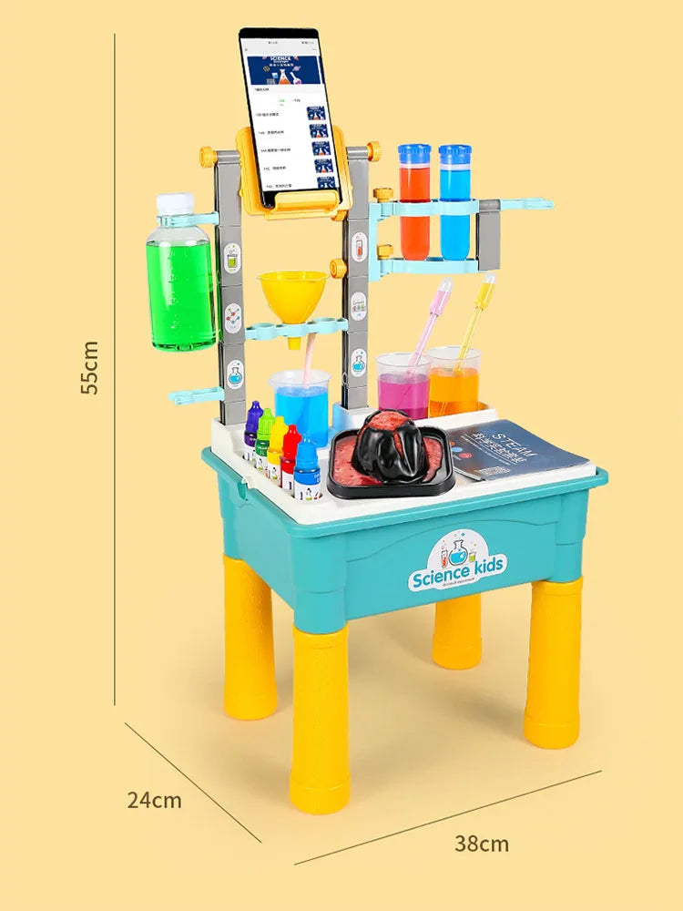Kids Science Laboratory Teaching Aids Toys Kit Educational Toys For Children Chemical Tools Table STEM Toys Funny Learning Toy