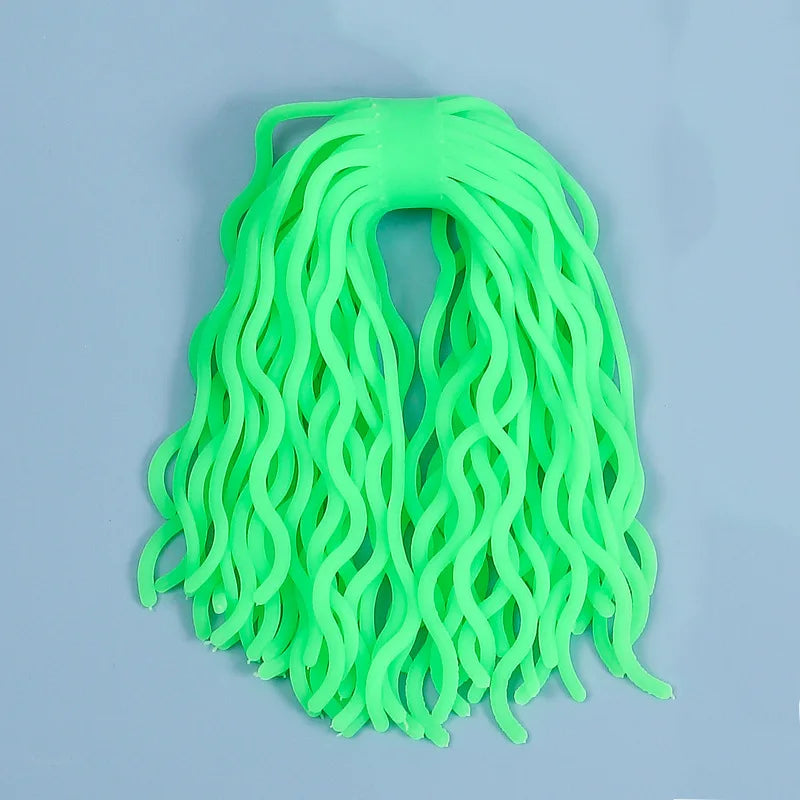 Kids Autism Vent Toys Sensory Toys Stress Relief Tpr Soft Rubber Lala Le Creative Decompression Spaghetti Coloured Stretchy Rope