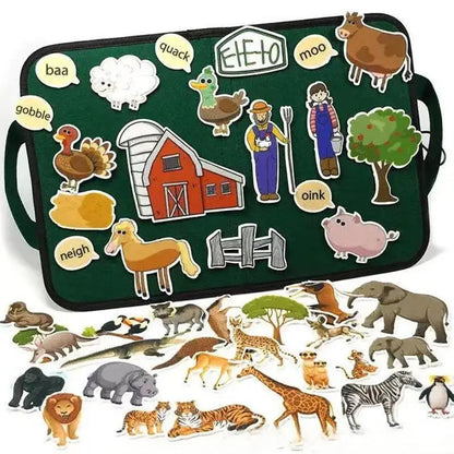 Preschool Educational Playset, Creative Learning Tool, Craft Toy Gifts for Kids, Felt Boards & Storytelling Board