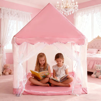 Kids Play Tent Foldable Pop Up Playhouse Indoor Outdoor Portable Children Game House Toy for Boys Girls Birthday Gift