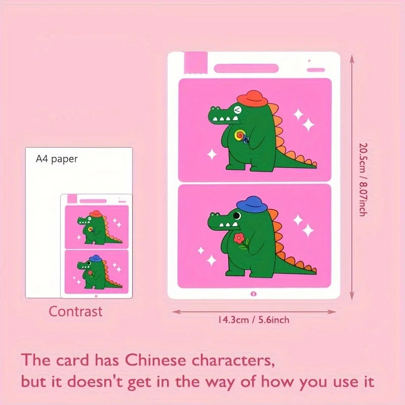 Children's Focus and Observation Training, Spot the Difference, from Hyperactivity to Concentration, Educational Game Cards