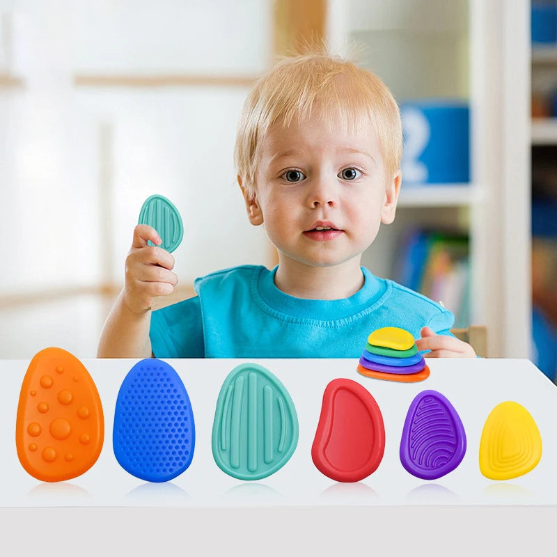Silicone Sensory Strip Fidget Toys Kids Autism Decompression Calming Fidgeting Toy Adults Stress Desk Anxiety Relief Sensory Toy