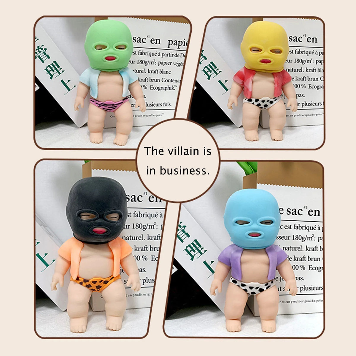 Creative Str Relief Toy Boy Squeezable Fun Playful Face Covered Toy for Adults Novel Prank Iatable Toy Gifts