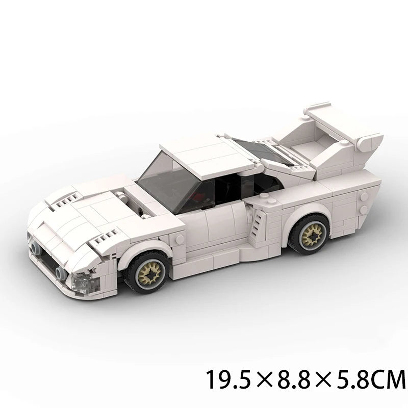 Creative Racing Series Building Blocks Toy Luxury Sports Car Model Building Set for Kids Educational Block Toy Birthday Gifts