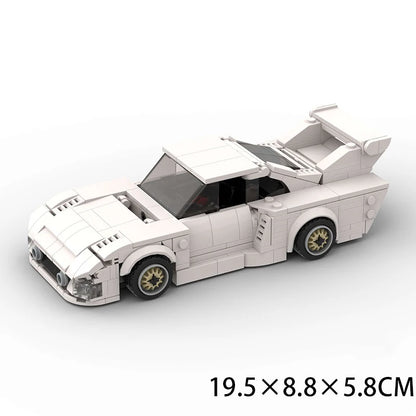 Creative Racing Series Building Blocks Toy Luxury Sports Car Model Building Set for Kids Educational Block Toy Birthday Gifts