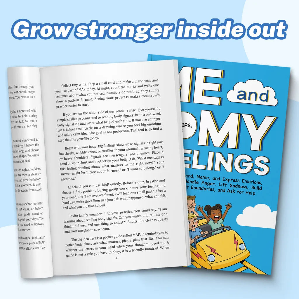 Me and My Feelings—Emotional Intelligence Workbook, Tips & Quizzes | Help Children Manage Anxiety, Anger, Build Confidence
