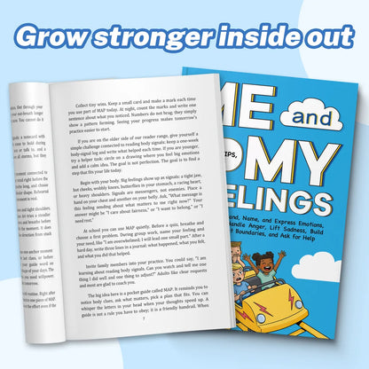 Me and My Feelings—Emotional Intelligence Workbook, Tips & Quizzes | Help Children Manage Anxiety, Anger, Build Confidence