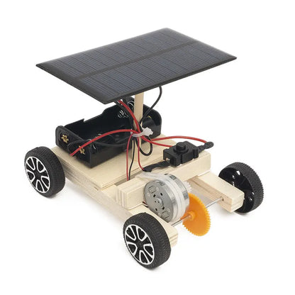 Assemble Solar Car Creative Inventions Motor Ability Of Children Active Thinking DIY Electronic Kit Technology Toys For Kids