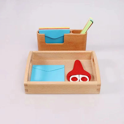 Montessori Scissors Activities Hand-Eye Coordination Game Childcare Kindergarten Educational Equipment Early Learning Toys