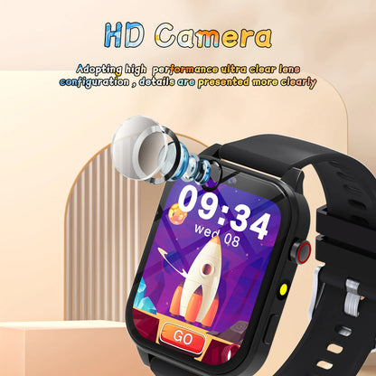 Kids Smart Learning Watch with Educational Games, Camera & Music Player - Touch Screen Kids Tablet for & Ages 3+, Pedometer