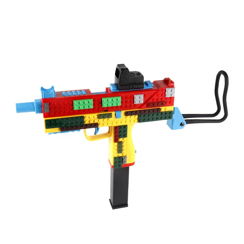 Creative Assembled Building Block Model Assembly Bricks Kit Kids Outdoor Play Game Accessory Interactive Toy