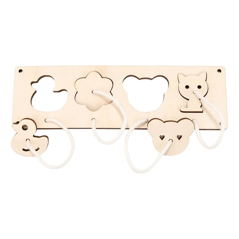 Kindergarten Montessori Busy Board  Accessories Caterpillar Gear LED Lamp Bell Roller Counting Bead Wall Toy Educational Toy