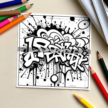 Creative Doodle Coloring Book for Adults - Relax & Unleash Imagination with Fun Art Designs
