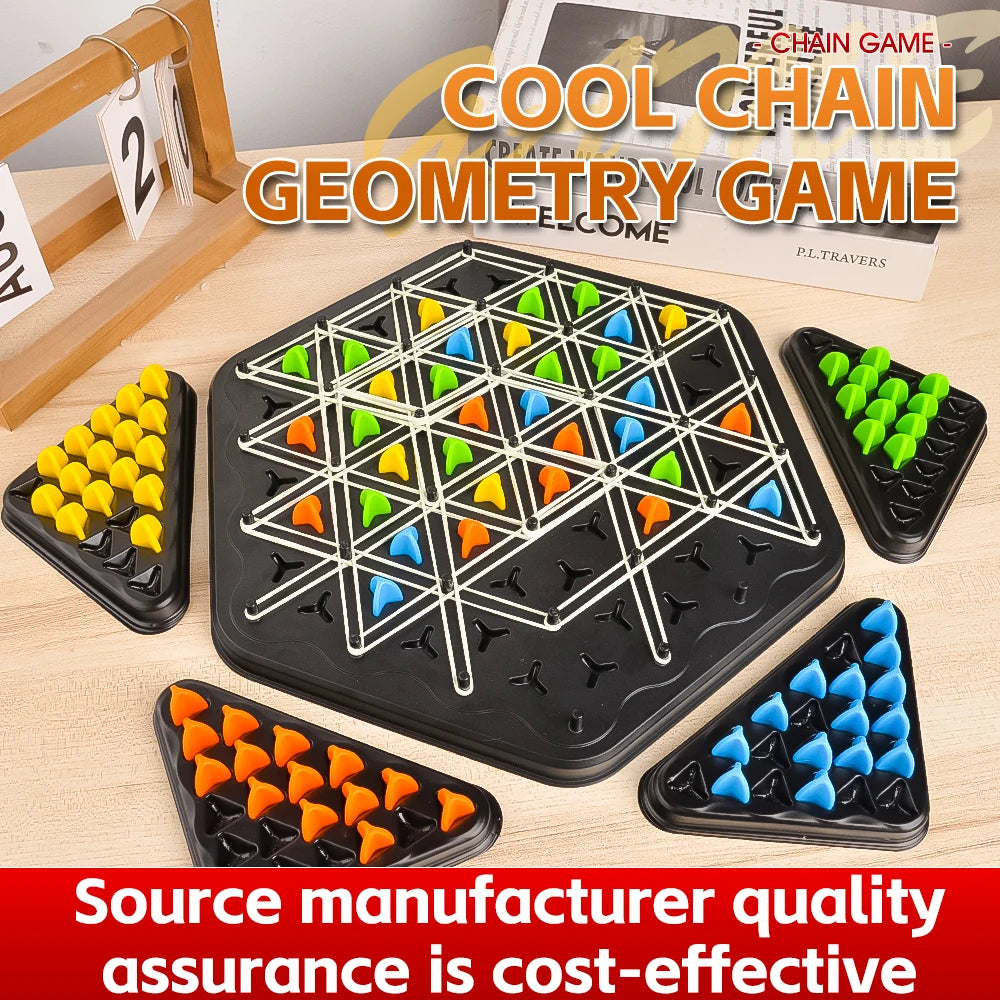 Cool Chaingeometry Brain-Boosting GAME Board Toy Game Develop Children's Logicalthinking And Concentration Parent-Child Interact