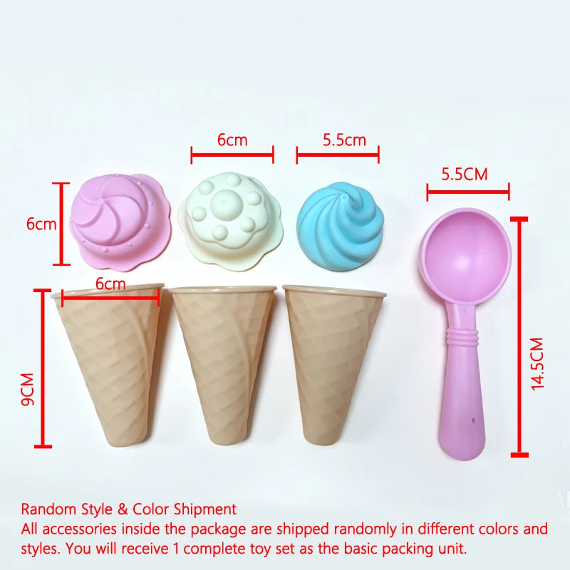 Children Beach Toys Shovel Sandbox Castle Building Sand Brick Walls Molds Tools Winter Outdoor Snow Play Games Kids Sands Toys