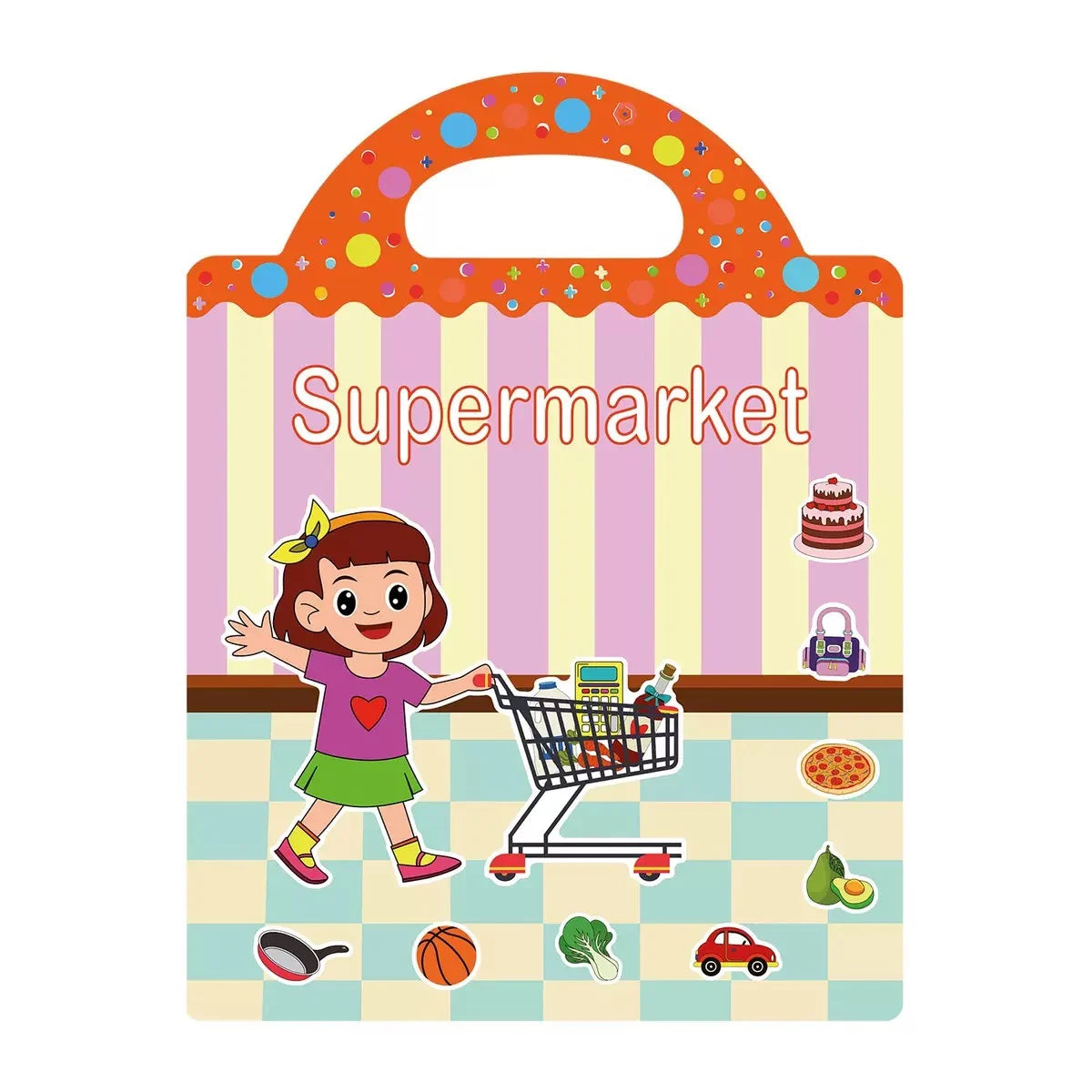 Hot New Children Scene Stickers DIY Hand-on Puzzle Sticker Books Reusable Cartoon Animal Learning Cognition Toys for Kids Gift