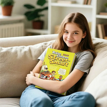 Raise Children Street‑Smart Comic Edition  Kids EQ Development Growth Guidance Book Children Life Wisdom Education Bookpresent