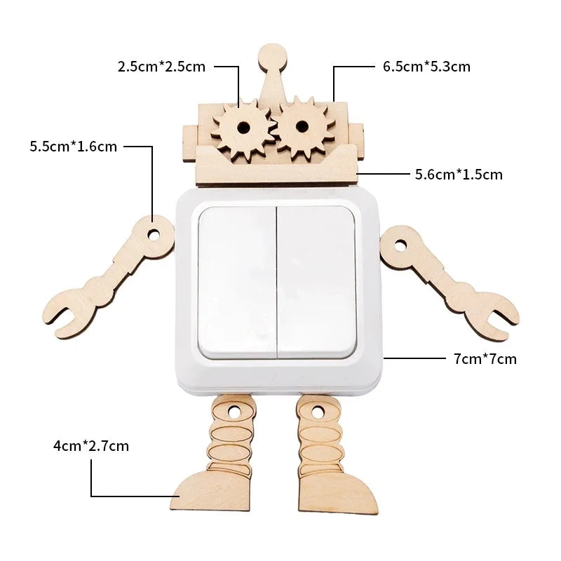 Kindergarten Montessori Busy Board  Accessories Caterpillar Gear LED Lamp Bell Roller Counting Bead Wall Toy Educational Toy