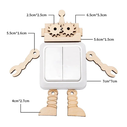 Kindergarten Montessori Busy Board  Accessories Caterpillar Gear LED Lamp Bell Roller Counting Bead Wall Toy Educational Toy