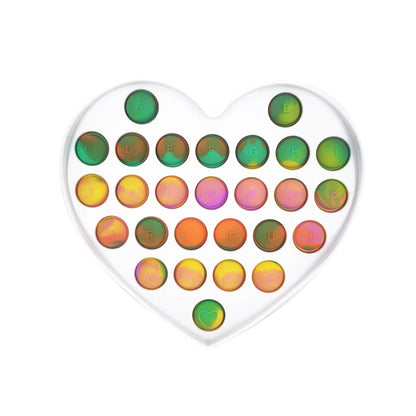 New Fidget Toys Sensory Push Pop Bubble Popper Board | Simple Dimple Silicone Press Toy for Autism Stress Relief