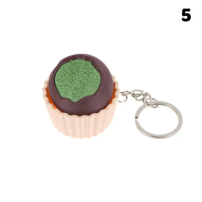 Fidget Toy Simulated Chocolate Keyboard Keychain Push Bubble Clicker Stress Relief Sensory Play for Kids and Adults