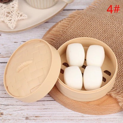1 SET Fidget Sensory Toy Steamer Of Steamed Stuffed Bun Autism Special Needs Stress Reliever Stress Soft Relieve Toy