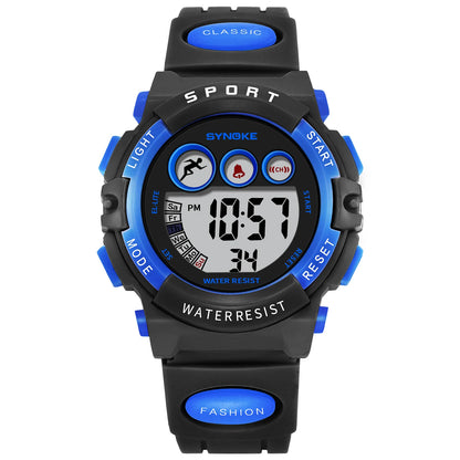 Digital Watch for Kids, Waterproof LED Lights Luminous Watches, Children Wristwatch Boys Students Electronic Wrist Watch