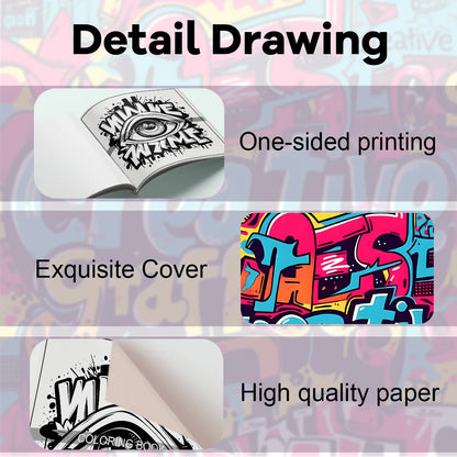 Creative Doodle Coloring Book for Adults - Relax & Unleash Imagination with Fun Art Designs