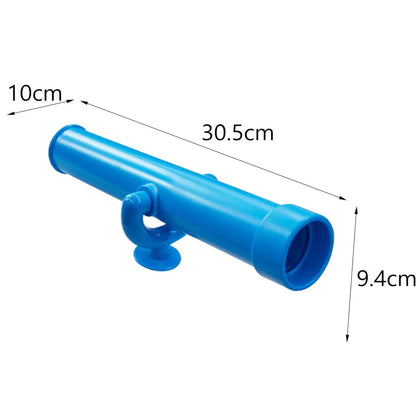 Kids Playground Toy Telescope Included Mounting Hardware Accessories Play Equipment Creative Outdoor Play Swing Set for Ages 3+