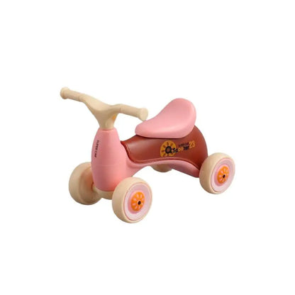 NEW Simulation Mini Cute Kids Balance Car Four-wheeled Baby Sliding Scooter Ornament Creative Assembly Children's Car Toy Gift