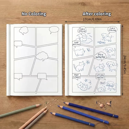 Blank Comic Book for Kids & Adults: Draw Your Own Comics Creative Fun