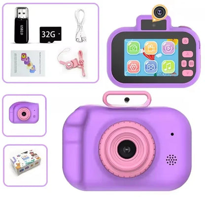 Children Camera 4000W Pixels 1080P HD Screen Dual Cameras Kids Electric Toys For Baby Camara Foto Infantil Children's Gifts
