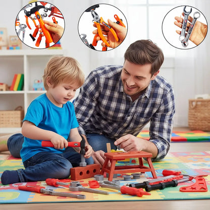 Kids Tool Set Toys 38/41/42 PCS Pretend Play Repair Construction Tool Kit for Toddlers Educational Learning Toys Boys Girls Gift