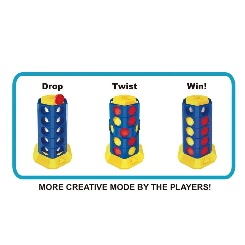 Thinking Training 3D Four-In-A-Row Game, Logic Desktop Game, Educational Puzzle Toy, Brain Development Activity