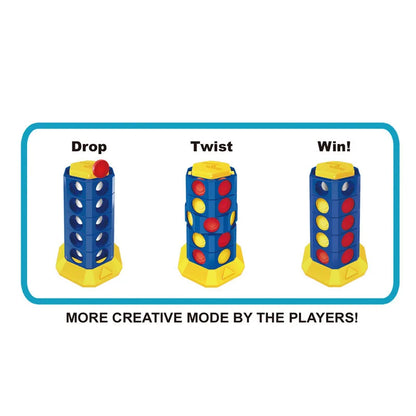 Thinking Training 3D Four-In-A-Row Game, Logic Desktop Game, Educational Puzzle Toy, Brain Development Activity