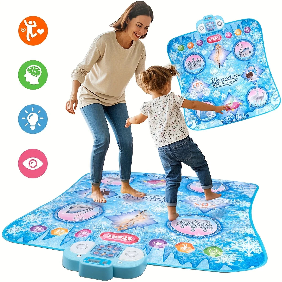 Dance Mat Toys, Electronic Dance Game for Kids with Multifunctional Game Modes, Ideal Birthday Gifts for 3+ Years Kids