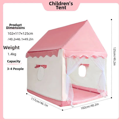 Kids Play Tent Foldable Pop Up Playhouse Indoor Outdoor Portable Children Game House Toy for Boys Girls Birthday Gift