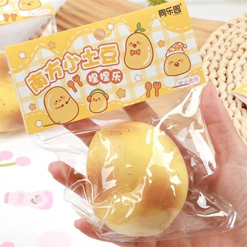 Creativity Funny Simulation Potato Kneading Toy Slow Rebound Ins Small Fresh Pinch Children Decompression Toys Hand Relax Gifts