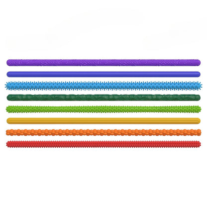 8pcs EDC Fidget Sensory Sticks toys, Worry Balls Autism Calming Kid Adults Anxiety Relief Stress Sensory Toy, Christmas gifts