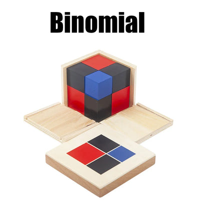Montessori Math Teaching Binomial Trinomial Kids Wooden Toys Sensory Play Math Learning Toys For Kids 3+ Years Old Educational