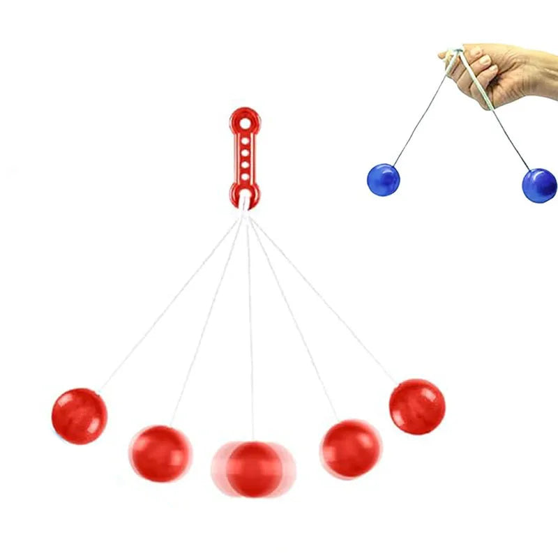 Novelty Clackers Balls on a String Vintage Fidget Sensory Toys for Kids & Adults with Autism ADHD Anxiety Relief Gifts